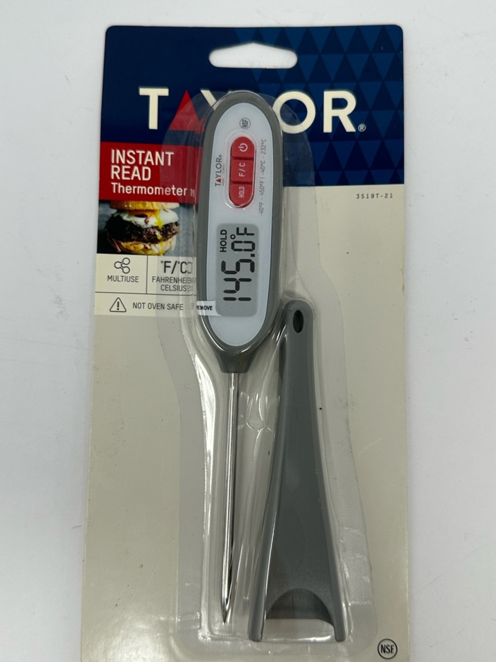 NEW!! Sealed Package Taylor Instant-Read Digital Kitchen Thermometer 3519T-21 A1